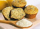 muffins with demineralized whey